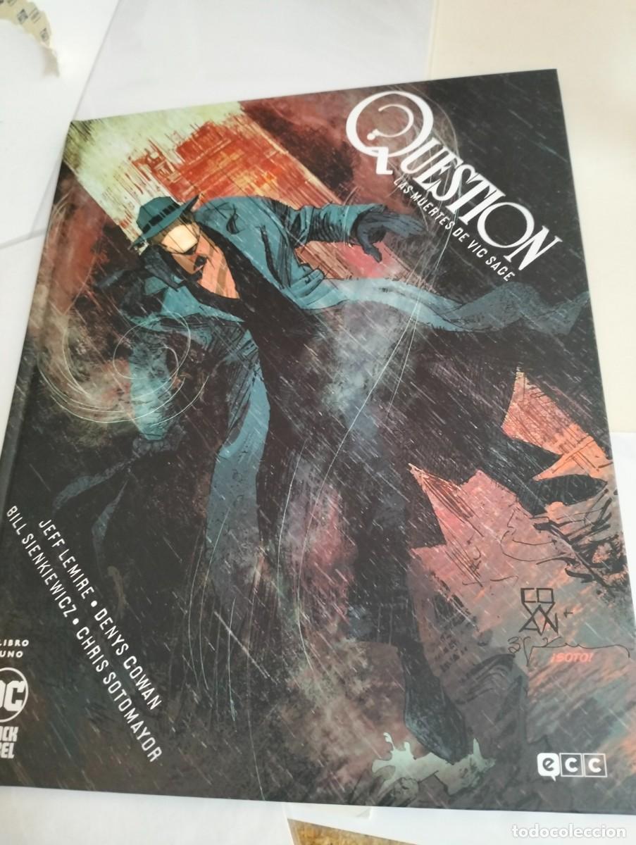 Tebeos: QUESTION: LAS MUERTES DE VIC SAGE. LIBRO 1 (TAPA DURA)...ECC - Foto 1