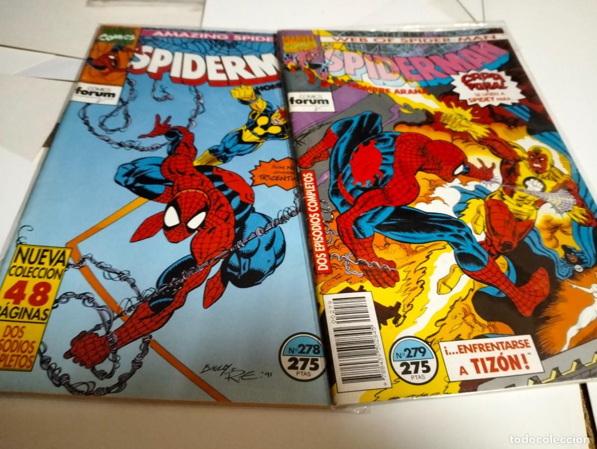 Tebeos: SPIDERMAN # 278 y 279. ( lote 2 n&uacute;meros) FORUM - Foto 1