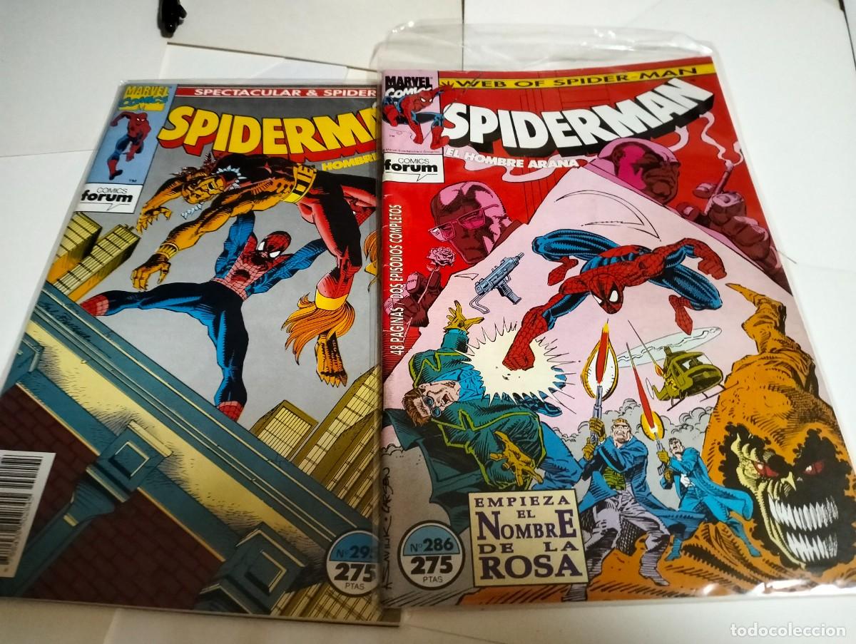Tebeos: SPIDERMAN # 286 y 295. ( lote 2 n&uacute;meros) FORUM - Foto 1