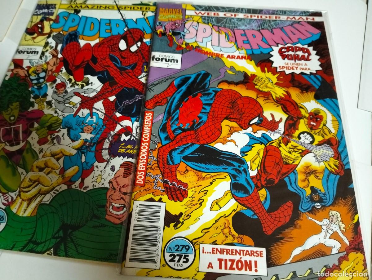 Tebeos: SPIDERMAN # 276 y 279. ( lote 2 n&uacute;meros) FORUM - Foto 1