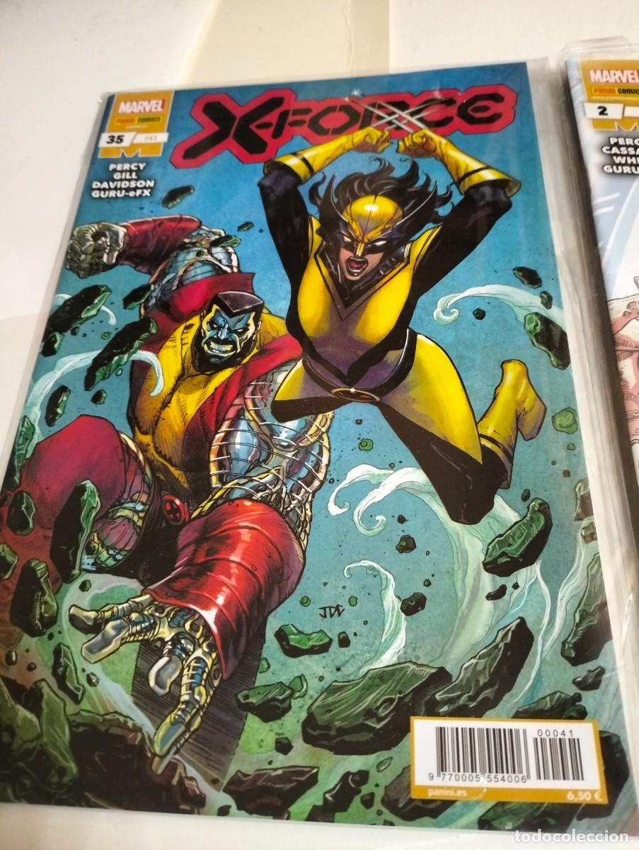 Tebeos: X FORCE # 2/7 + 35/41 ( LOTE 2 N&Uacute;MEROS) PANINI - Foto 2