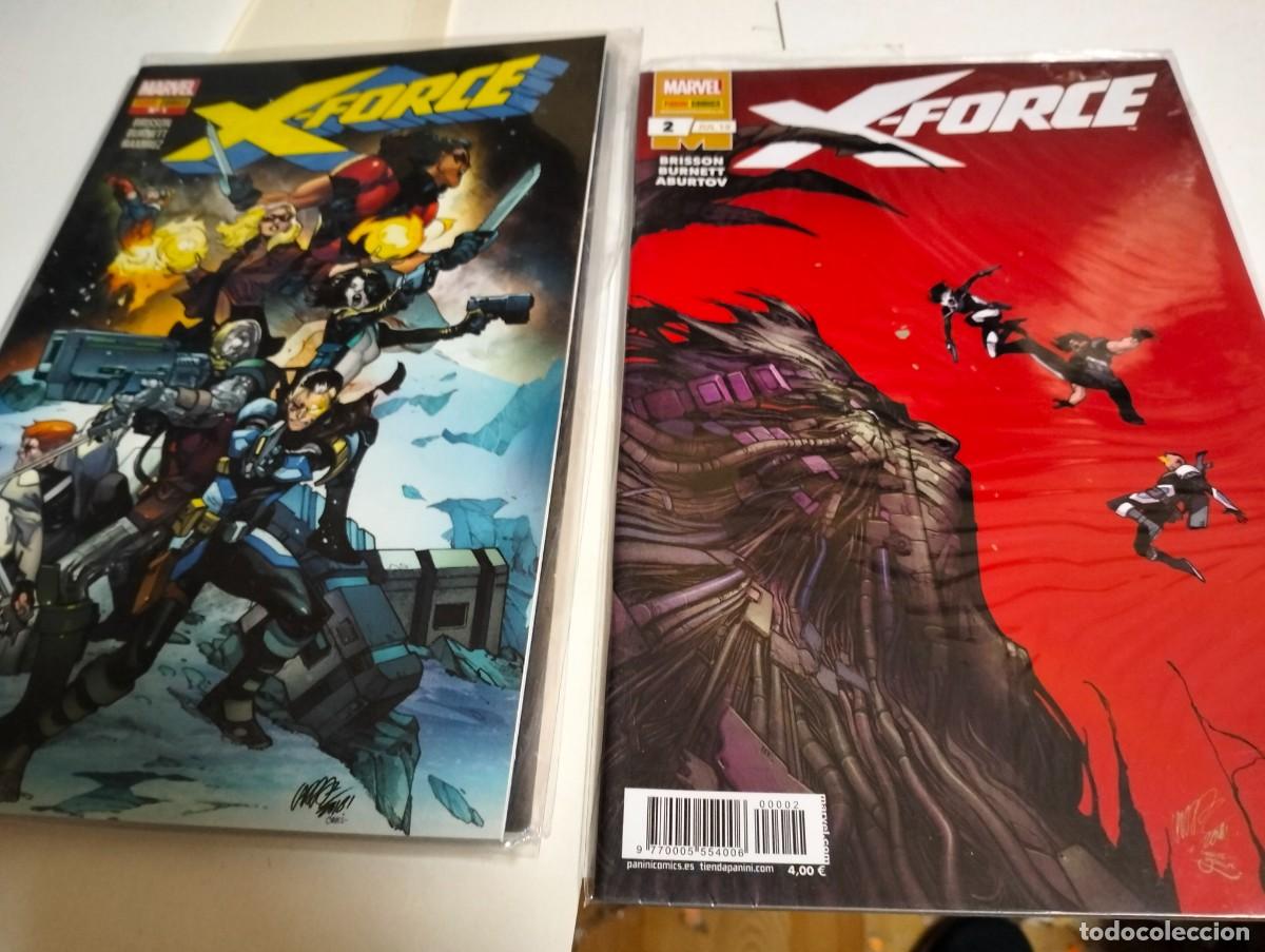 Tebeos: X FORCE # 1 y 2 ( LOTE 2 N&Uacute;MEROS) PANINI - Foto 1