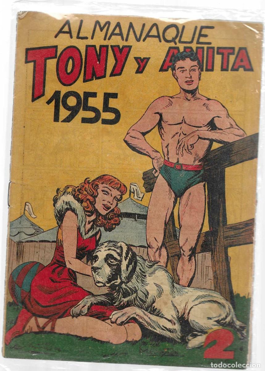 Tebeos: ALMANAQUE DE TONY Y ANITA 1955 - Foto 1