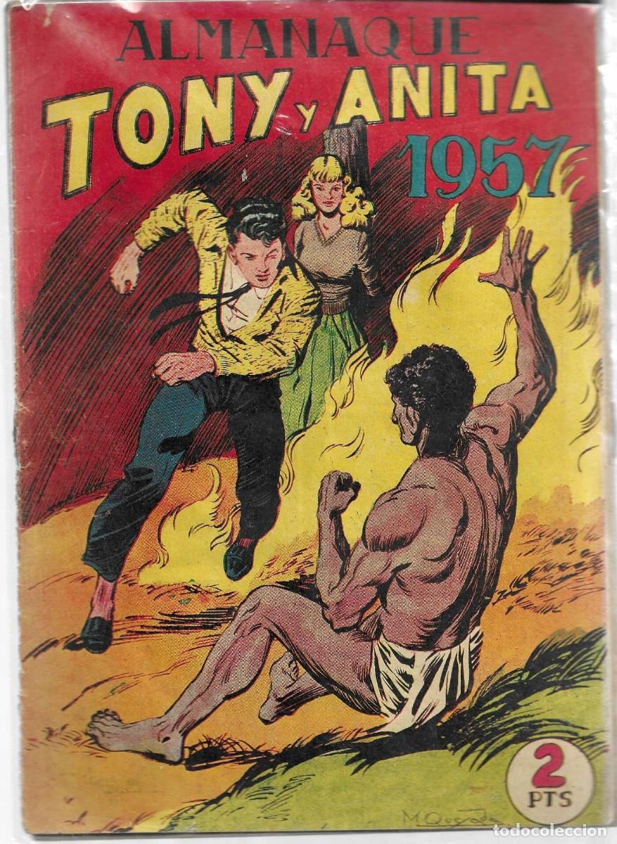 Tebeos: ALMANAQUE DE TONY Y ANITA 1957 - Foto 1