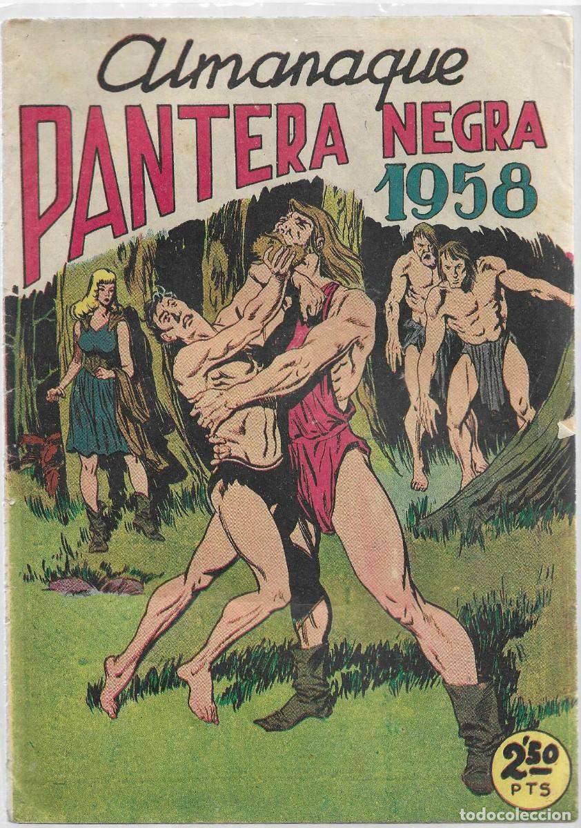Tebeos: ALMANAQUE DE PANTERA NEGRA 1958 - Foto 1