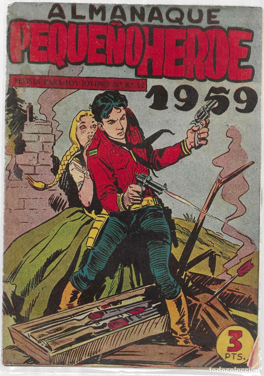 Tebeos: ALMANAQUE DE PEQUE&Ntilde;O HEROE 1959 - Foto 1