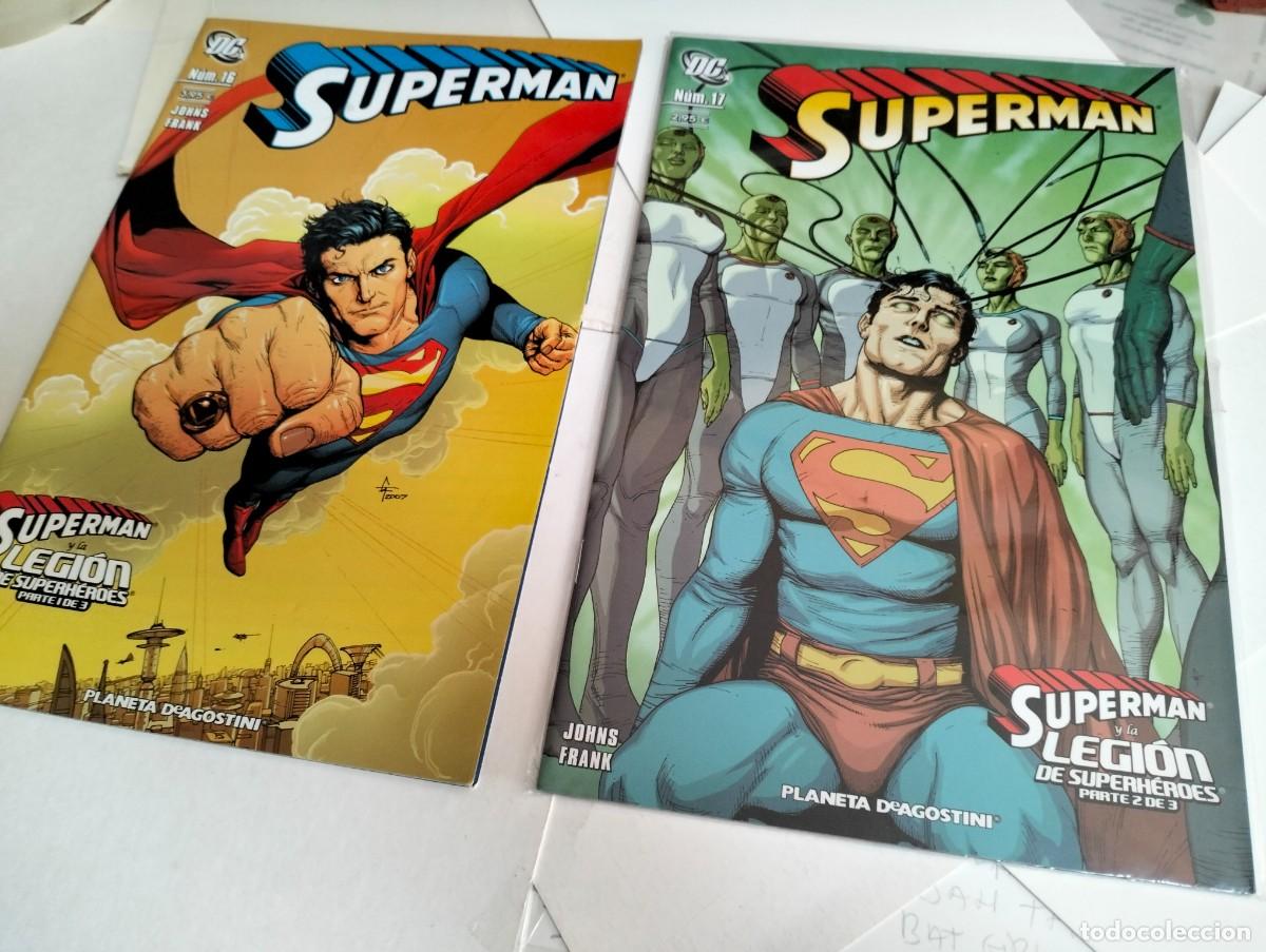 Tebeos: SUPERMAN # 16, 17 ( LOTE 2 N&Uacute;MEROS) PLANETA - Foto 1