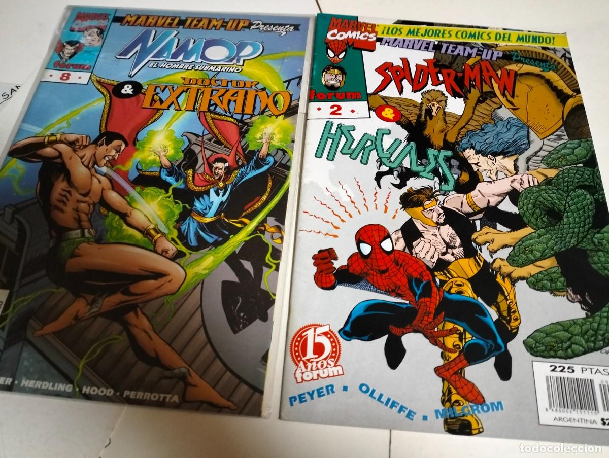 Tebeos: MARVEL TEAM - UP : PRESENTA #. 2. 8. ( LOTE 2 N&Uacute;MEROS) FORUM - Foto 1
