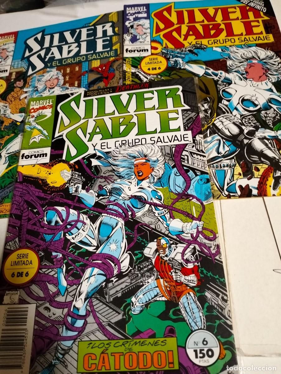 Tebeos: SILVER SABLE #.1 , 4, 6 ( LOTE 3 N&Uacute;MEROS) FORUM - Foto 1
