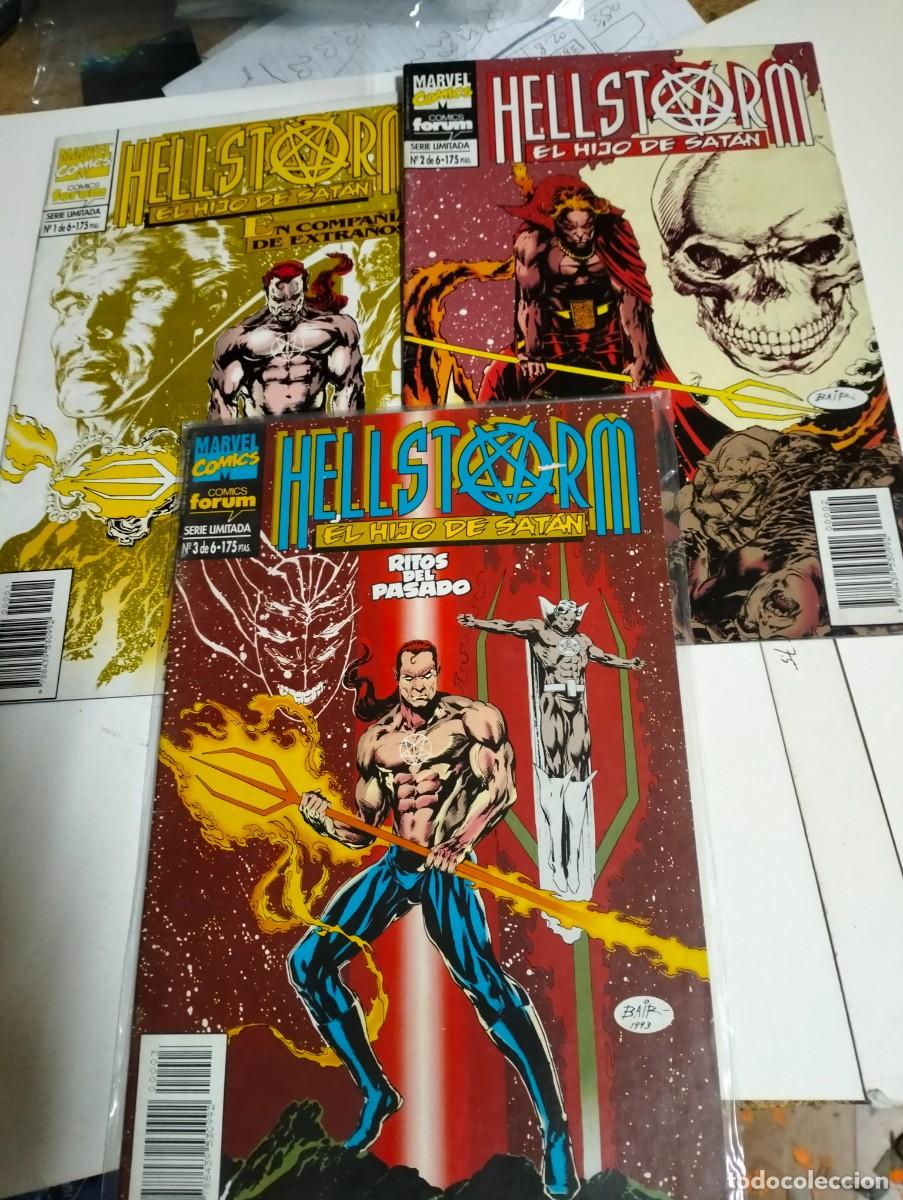 Tebeos: HELLSTORM #. 1 , 2, 3. ( LOTE 3 N&Uacute;MEROS) FORUM - Foto 1