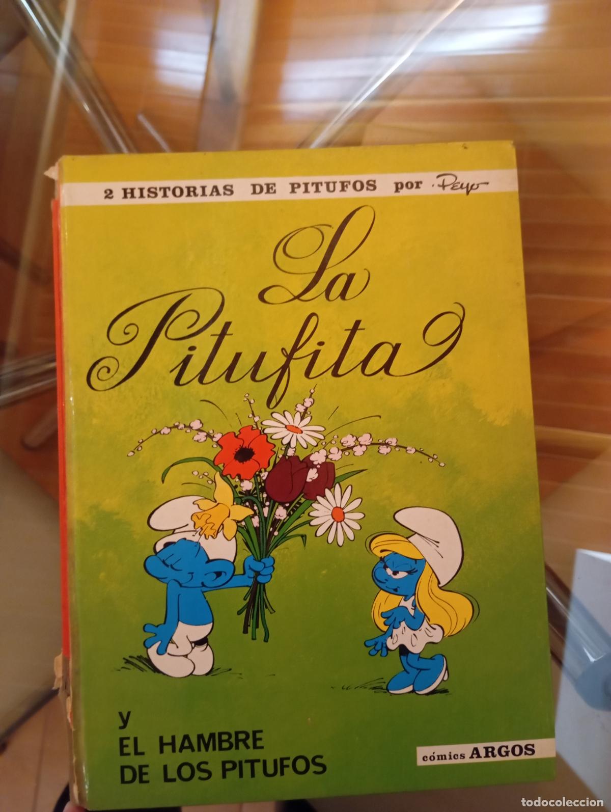 Tebeos: PEYO : LA PITUFITA Y EL HAMBRE DE LOS PITUFOS (ARGOS, 1969) - Foto 1