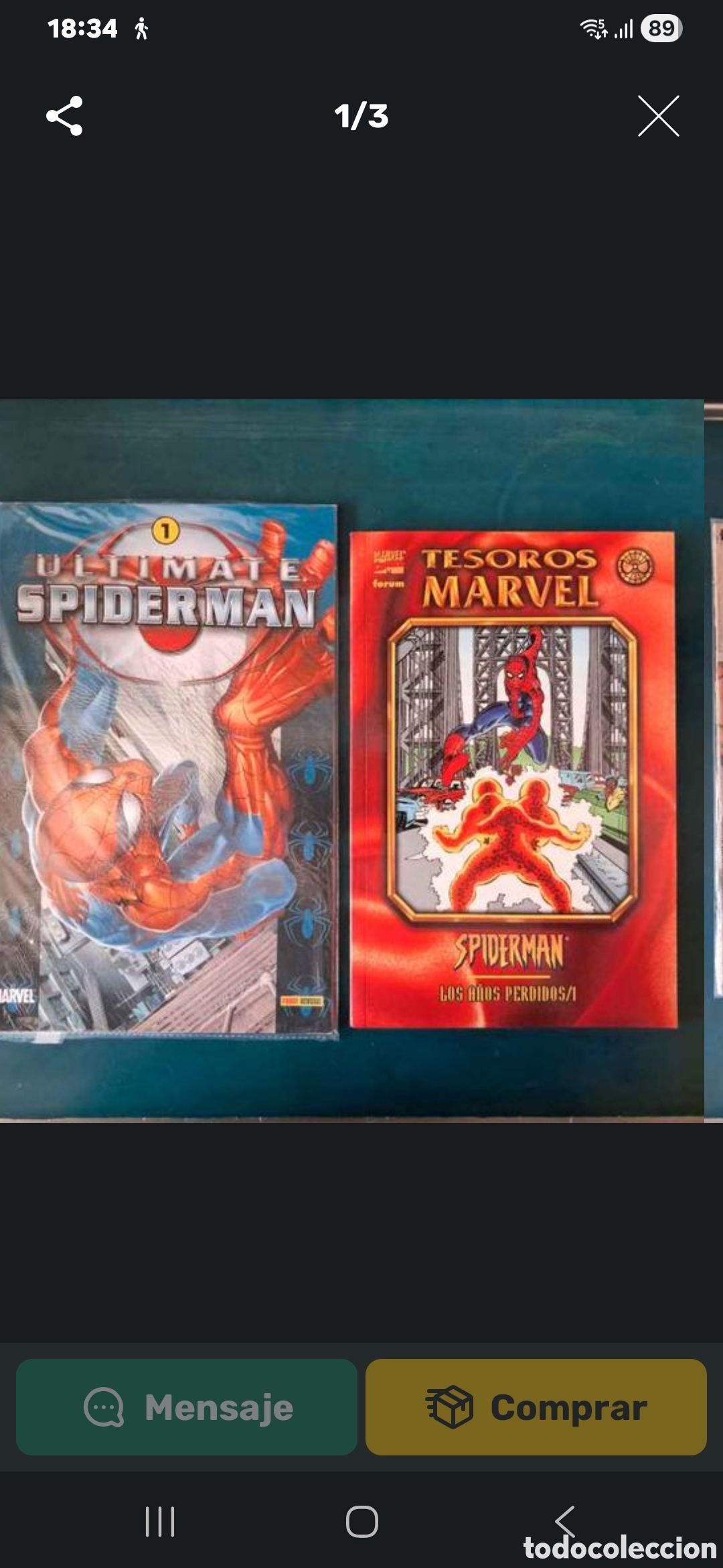 Tebeos: C&Oacute;MICS SPIDERMAN ANTIGUOS - Foto 1