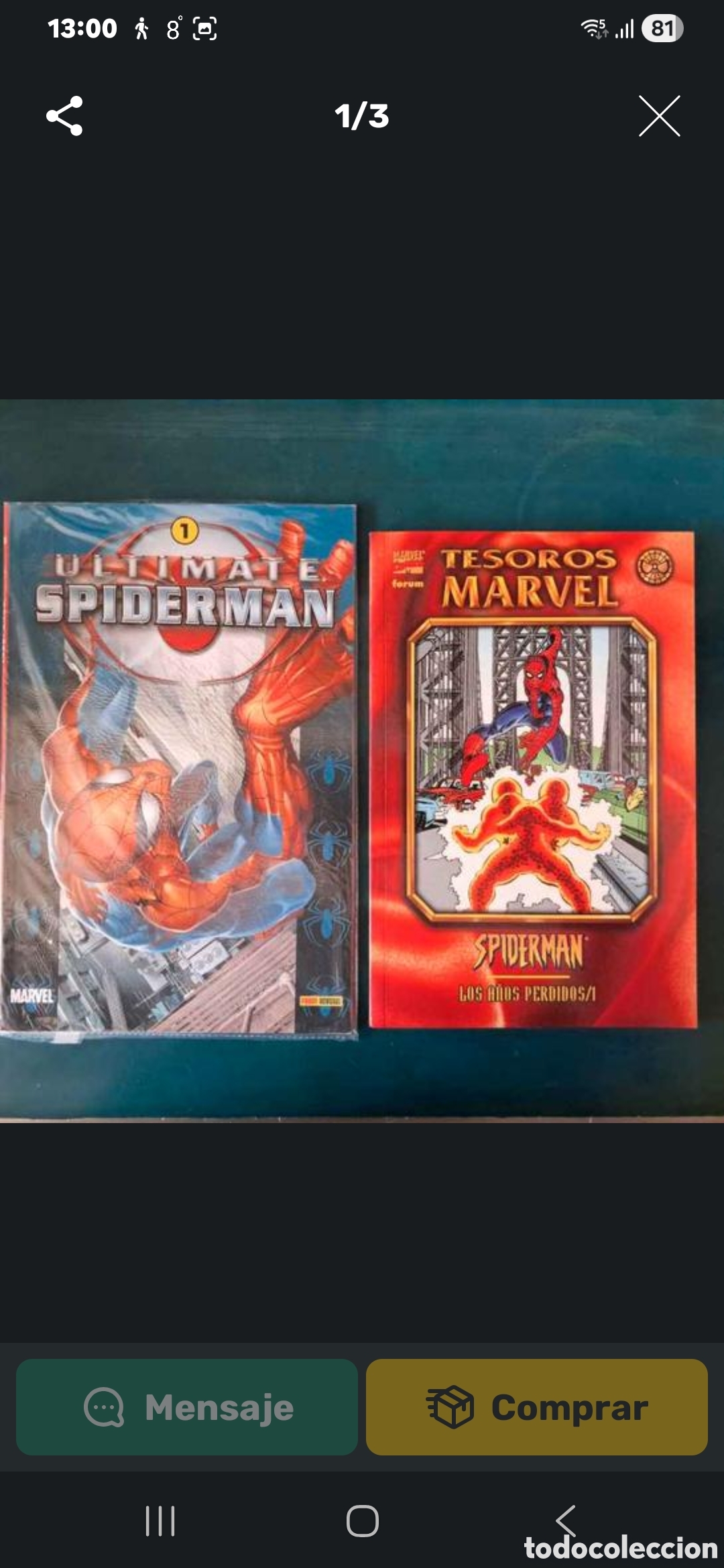 Tebeos: LOTE 6 C&Oacute;MICS SPIDERMAN - Foto 1