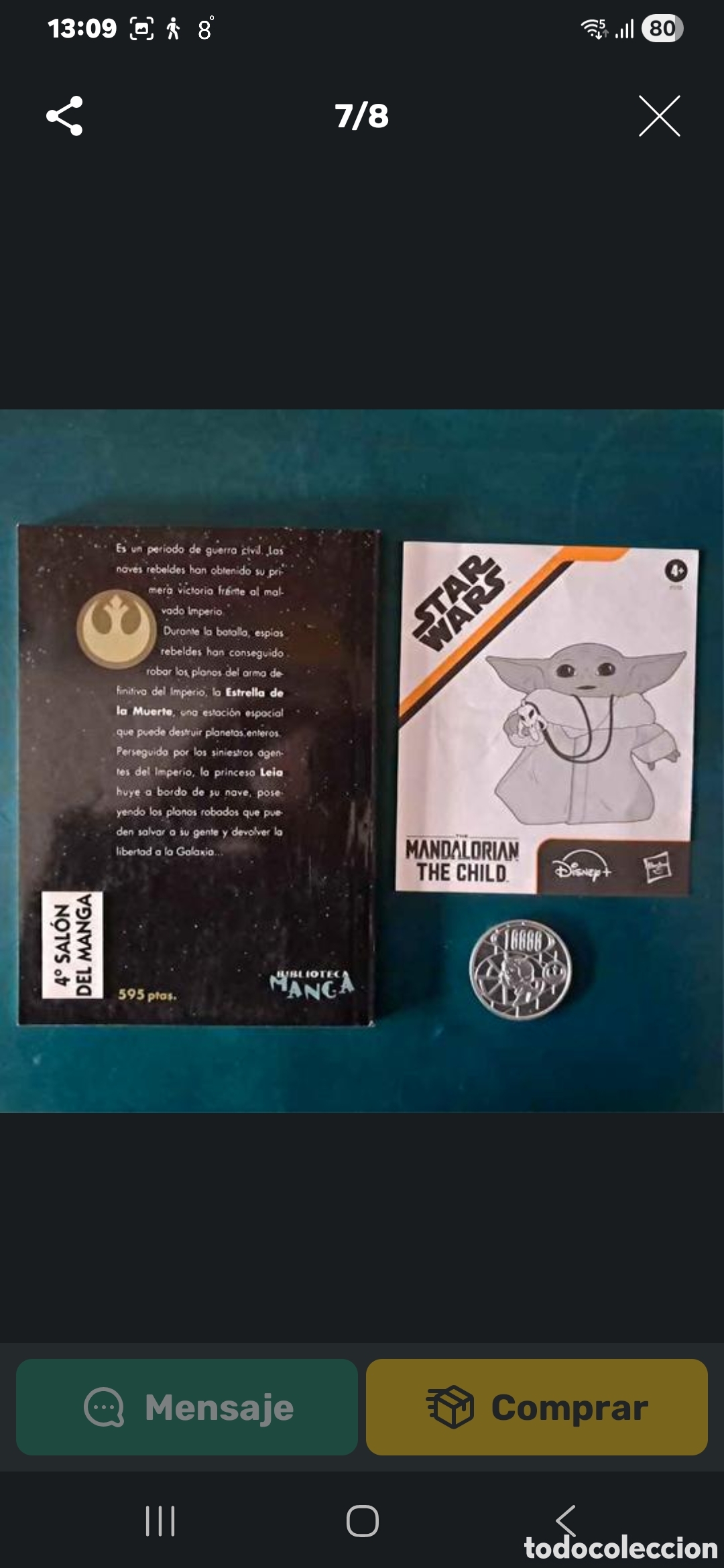 Tebeos: LOTE STAR WARS INCLUIDA MONEDA - Foto 4