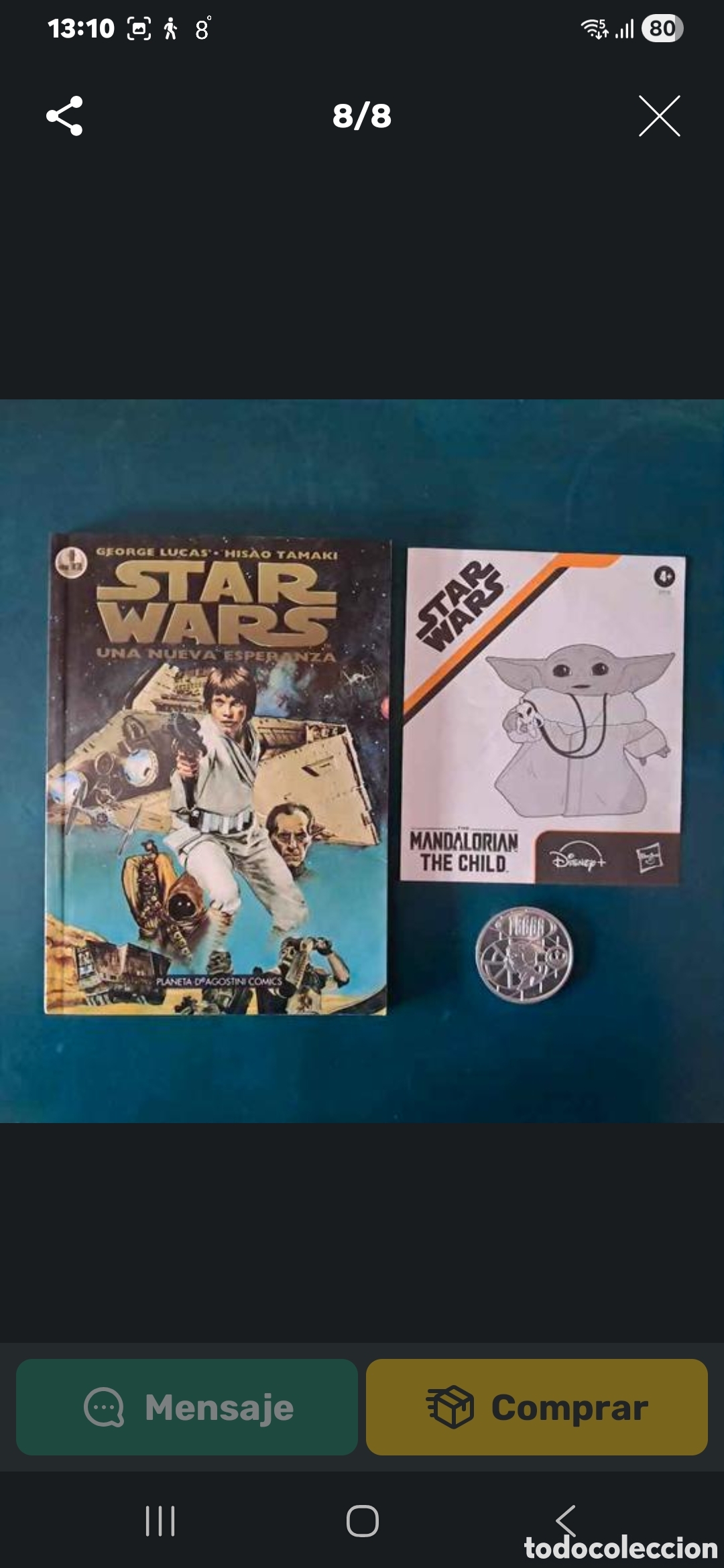 Tebeos: LOTE STAR WARS INCLUIDA MONEDA - Foto 1