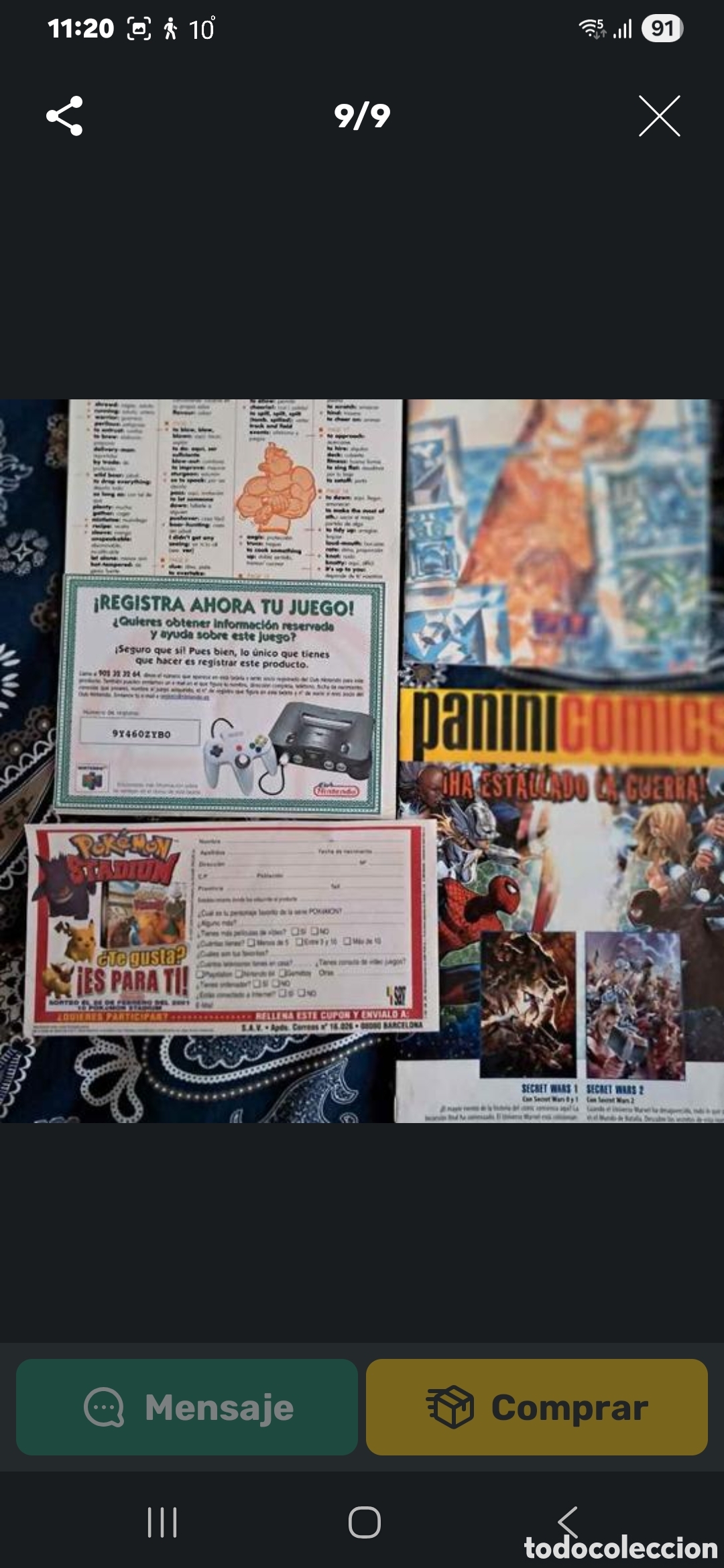 Tebeos: 7 CAT&Aacute;LOGOS C&Oacute;MICS ANTIGUOS - Foto 2
