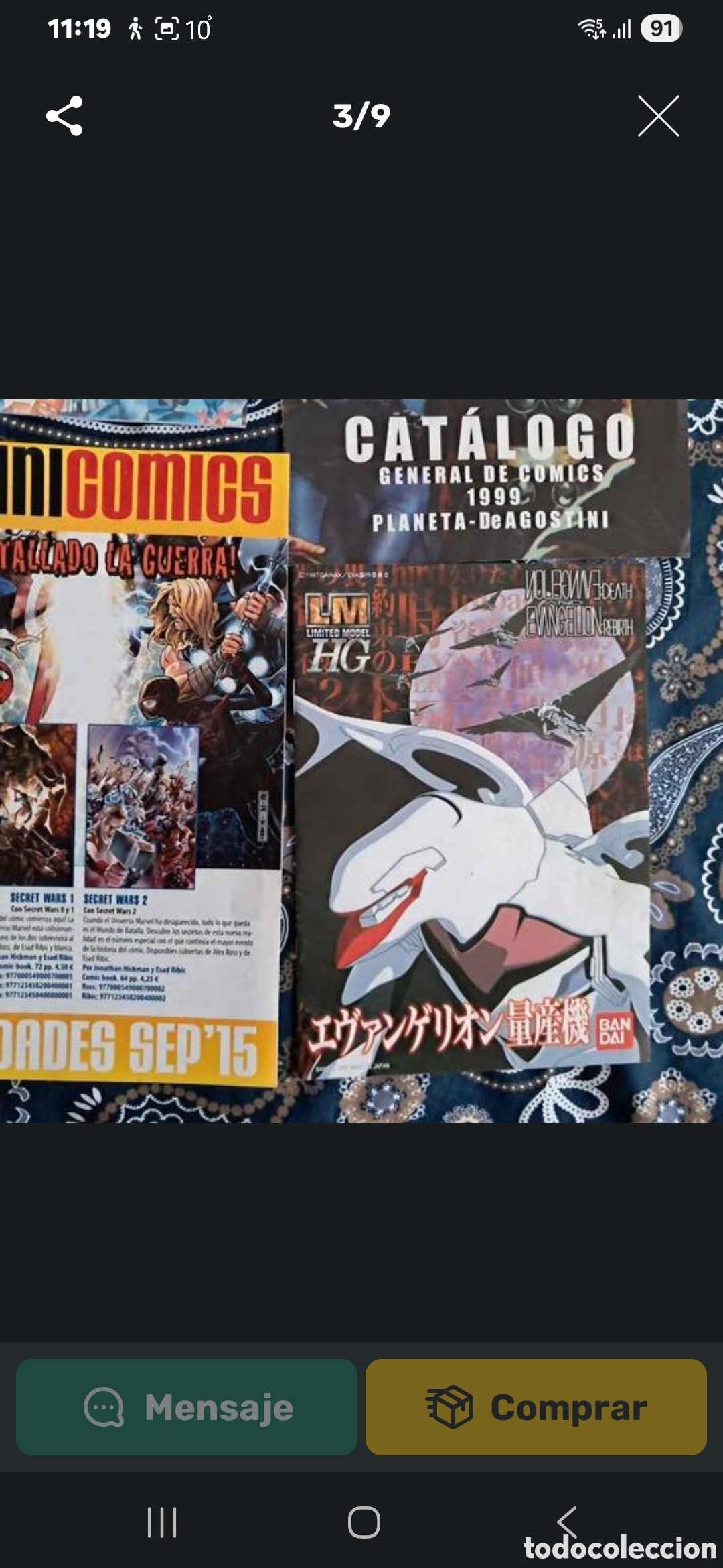 Tebeos: 7 CAT&Aacute;LOGOS C&Oacute;MICS ANTIGUOS - Foto 7