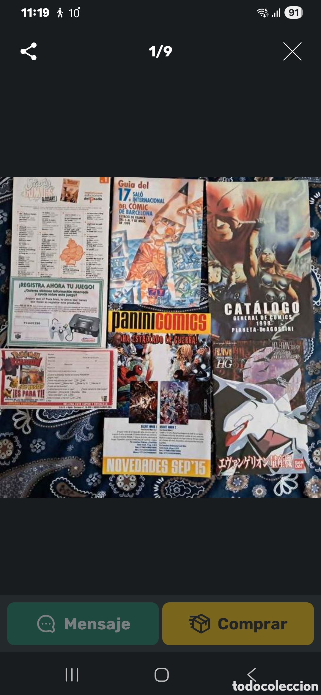 Tebeos: 7 CAT&Aacute;LOGOS C&Oacute;MICS ANTIGUOS - Foto 9