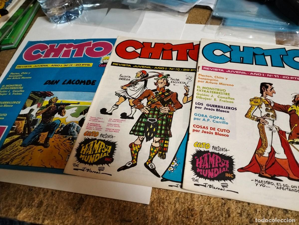 Tebeos: CHITO # 10, 11, 14. ( LOTE 3 N&Uacute;MEROS ). - Foto 1