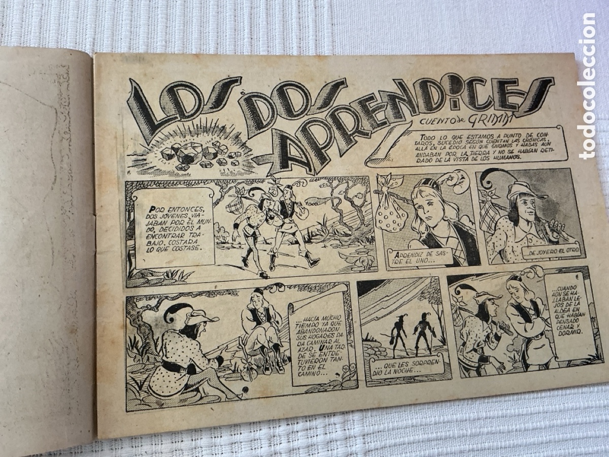 Tebeos: Cuento de Grimm Los Dos Aprendices - Foto 2