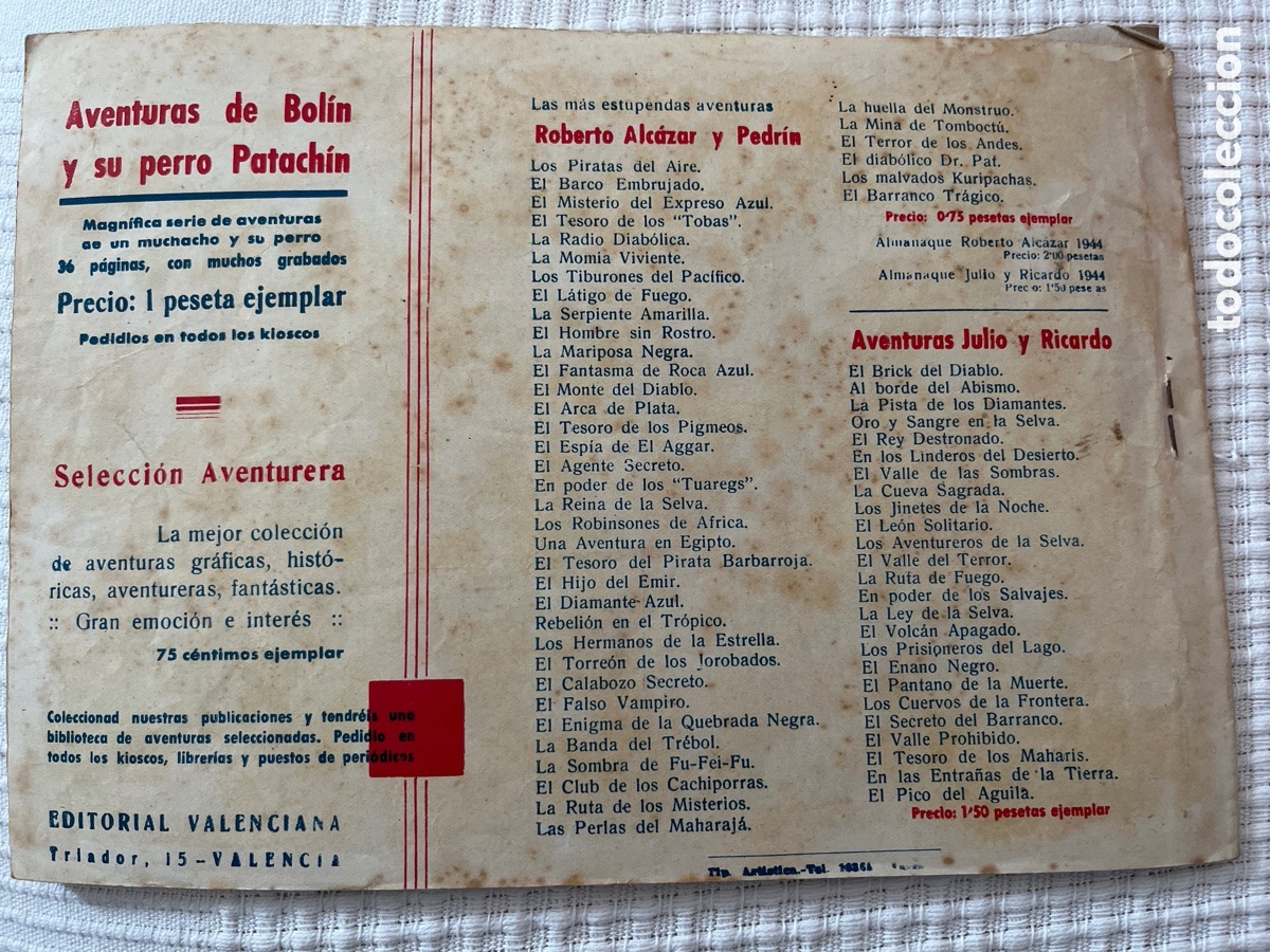 Tebeos: Tebeo Las Cuatro Plumas - Foto 8