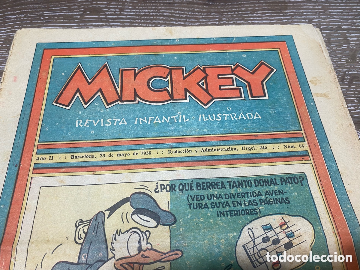 Tebeos: Revista Infantil Mickey A&ntilde;o 2 num.64 - Foto 2