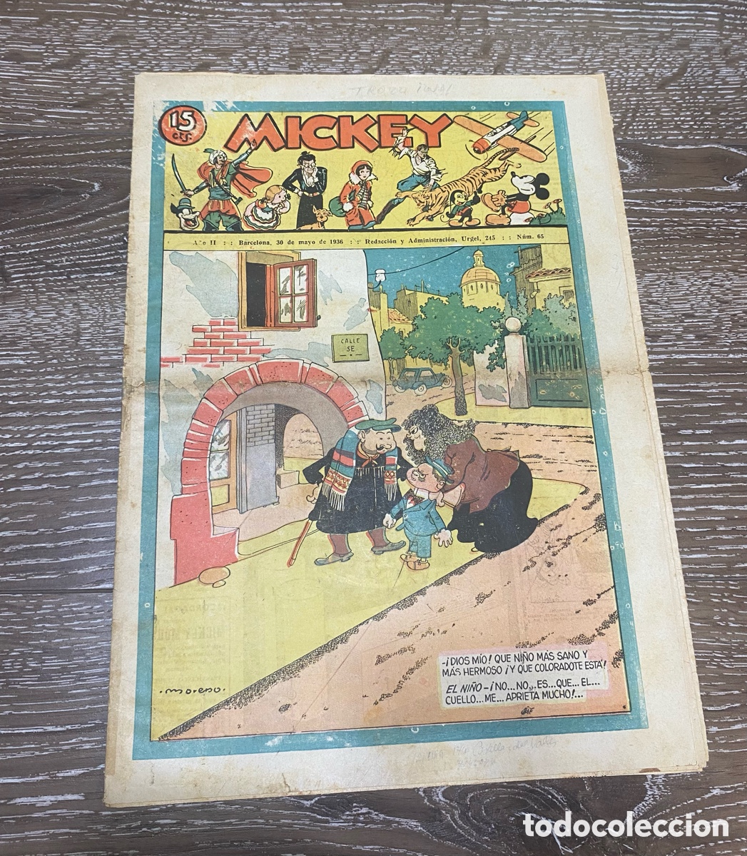 Tebeos: Revista Infantil Mickey A&ntilde;o 2 num.65 - Foto 1