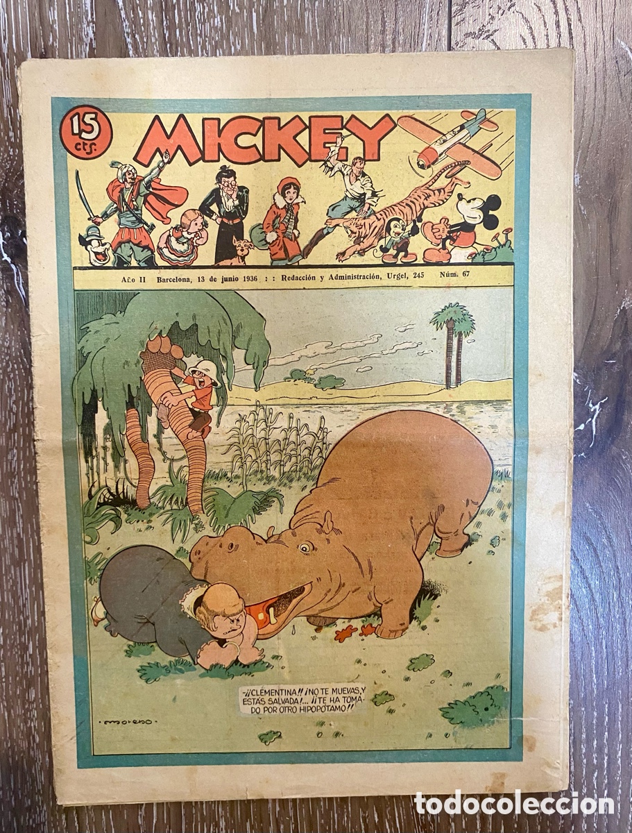 Tebeos: Revista Infantil Mickey Num. 67 A&ntilde;o 2
