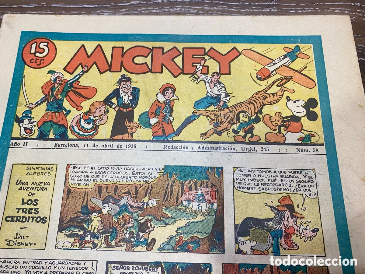 Tebeos: Revista Infantil Mickey A&ntilde;o 2 num.58 - Foto 2