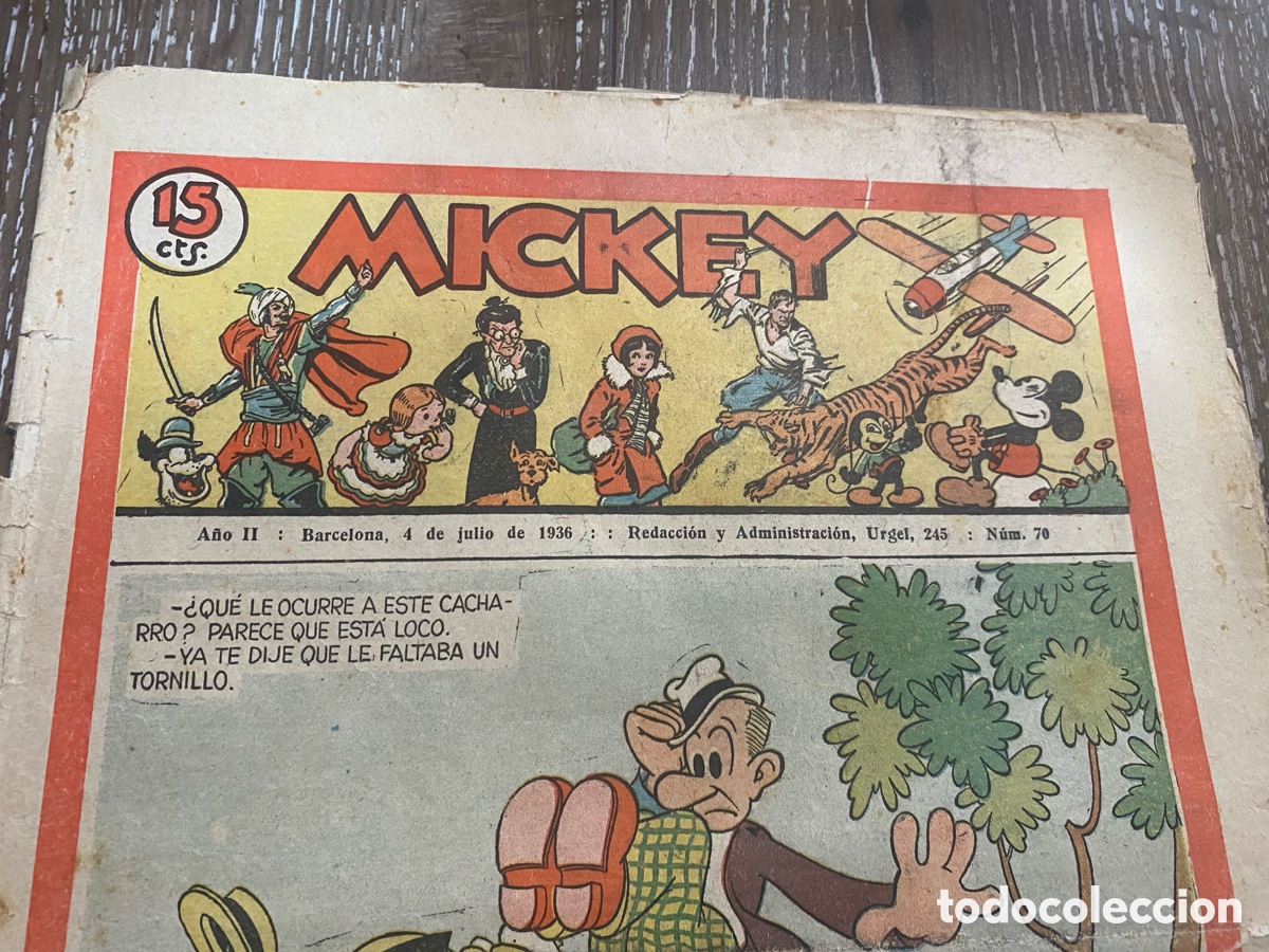 Tebeos: Revista Infantil Mickey A&ntilde;o 2 num.70 - Foto 2