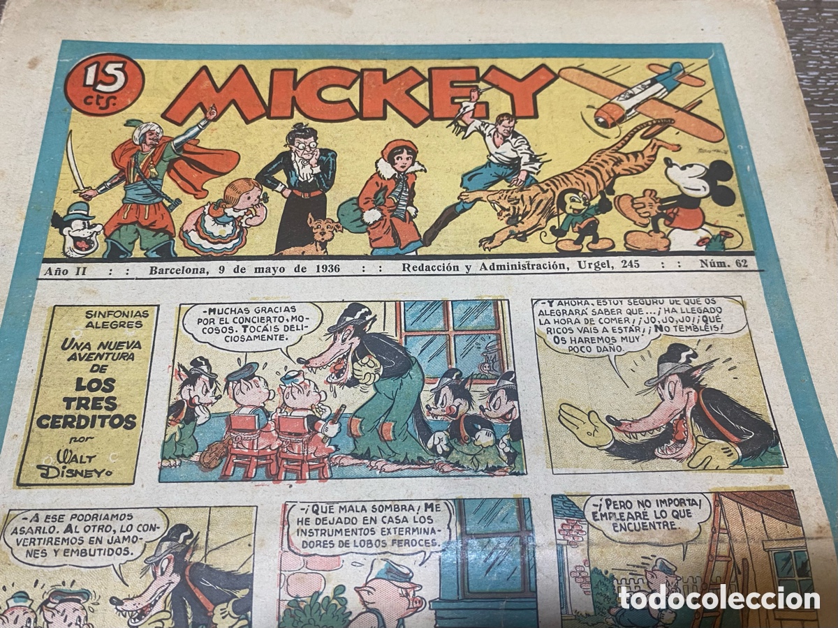 Tebeos: Revista Infantil Mickey A&ntilde;o 2 num.62 - Foto 2