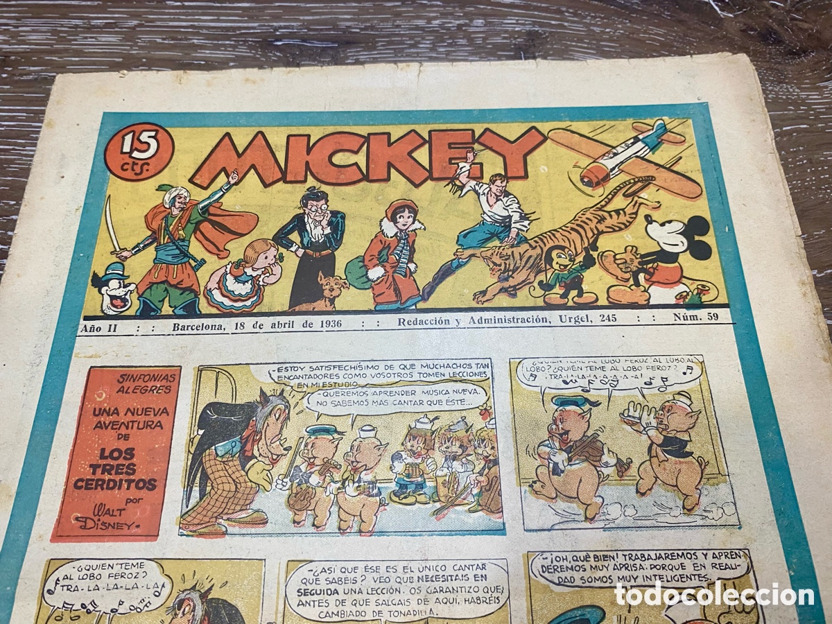 Tebeos: Revista Infantil Mickey A&ntilde;o 2 num.59 - Foto 2