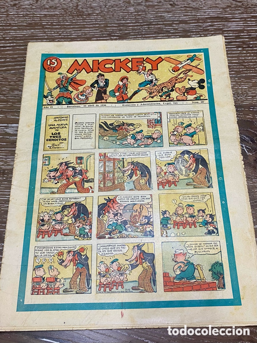 Revista Infantil Mickey A&ntilde;o 2 num.60