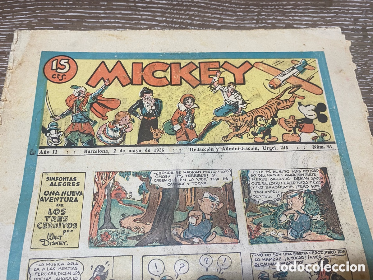 Tebeos: Revista Infantil Mickey A&ntilde;o 2 num.61 - Foto 2