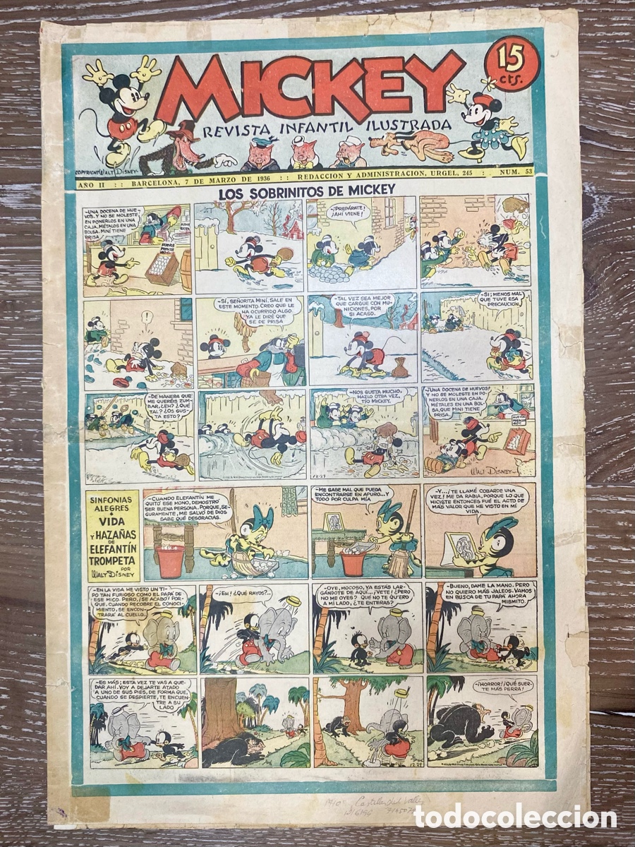 Comics: Revista Infantil Mickey A&ntilde;o 2 num.53