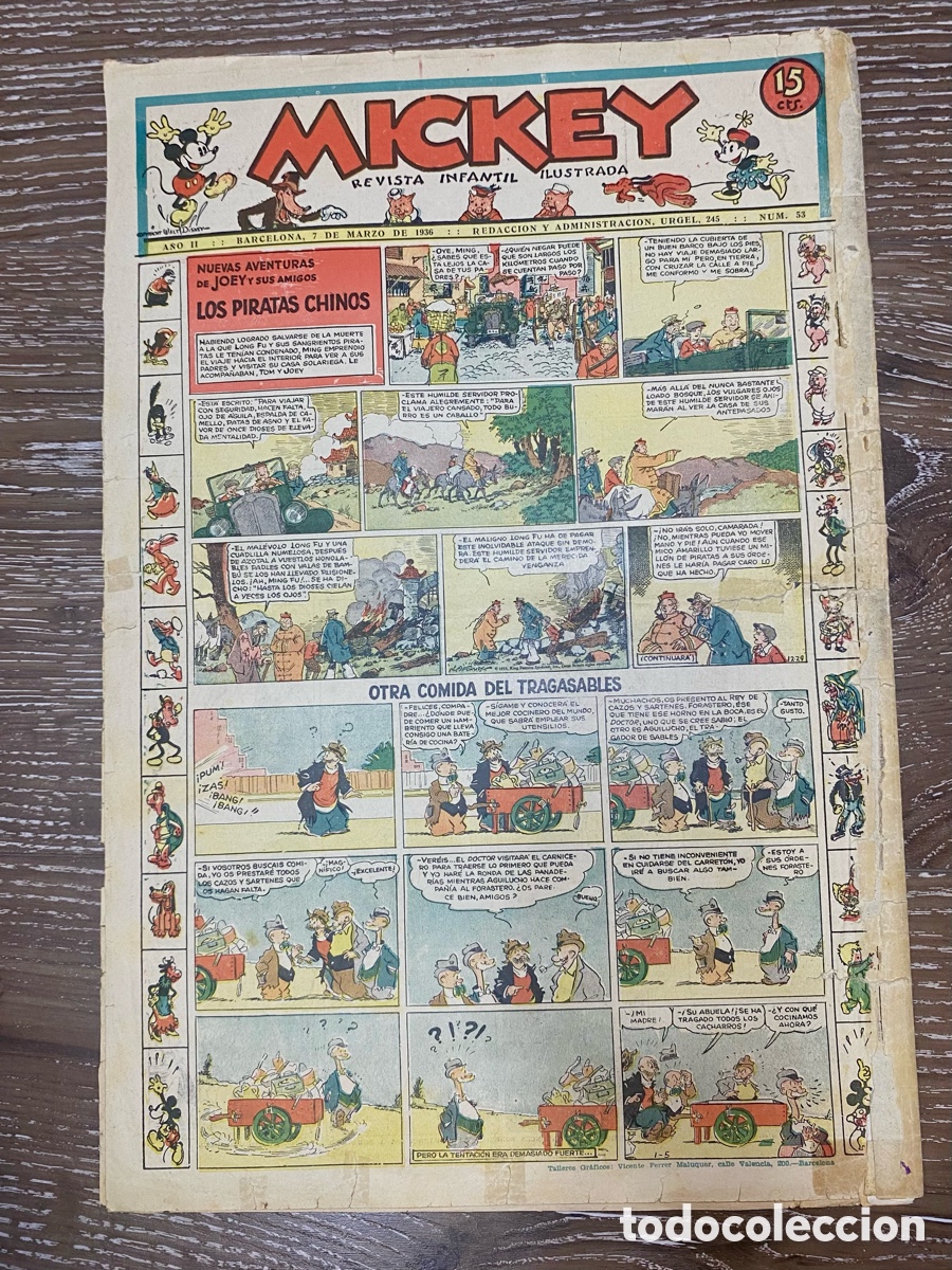 Tebeos: Revista Infantil Mickey A&ntilde;o 2 num.53 - Foto 3