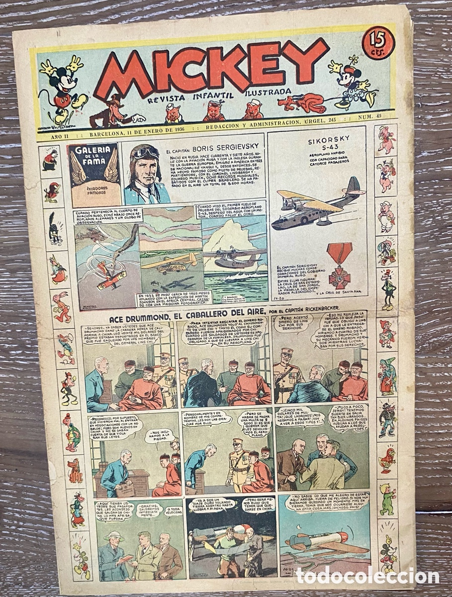 Tebeos: Revista Infantil Mickey A&ntilde;o 2 num.45 - Foto 3
