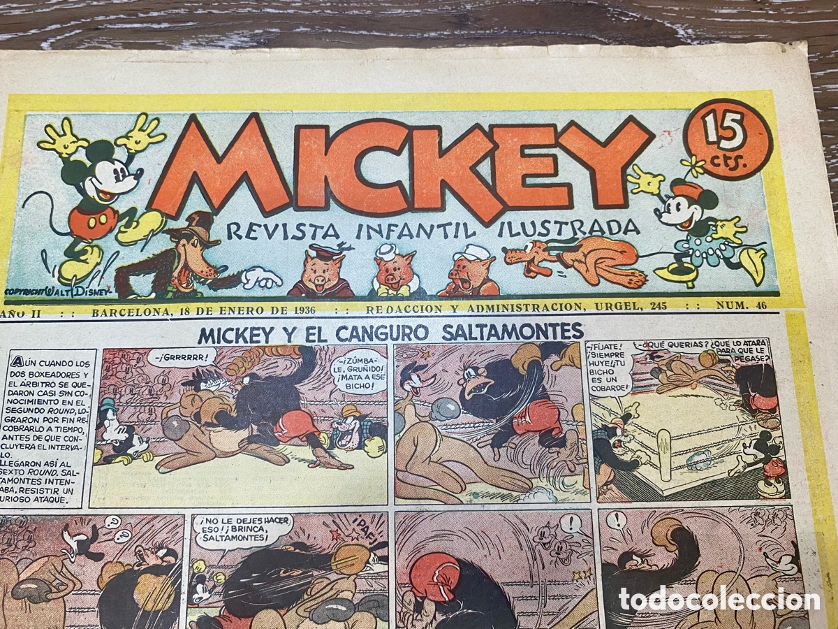 Tebeos: Revista Infantil Mickey A&ntilde;o 2 num.46 - Foto 2