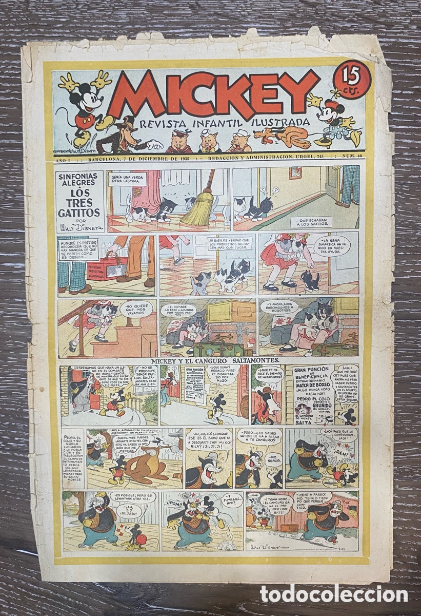 Tebeos: Revista Infantil Mickey A&ntilde;o 1 num.40 - Foto 1