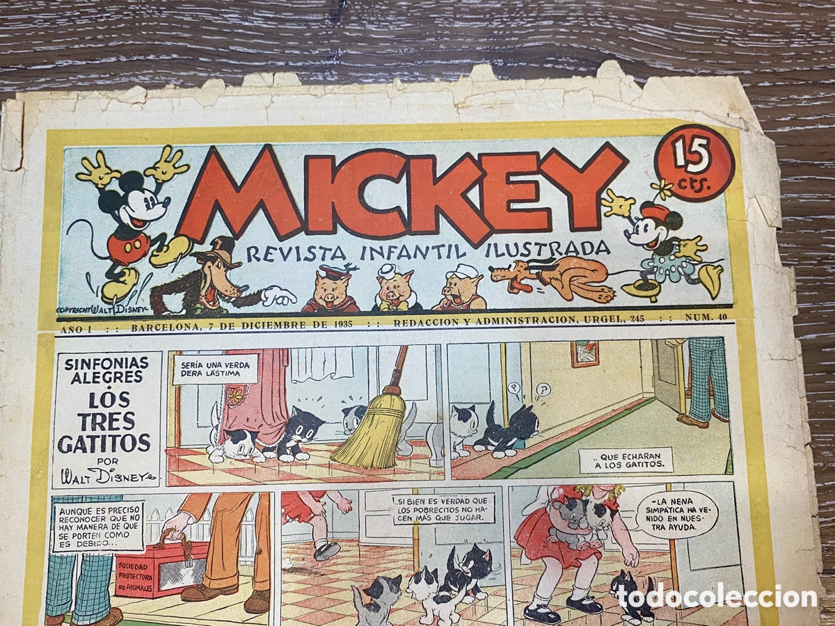 Tebeos: Revista Infantil Mickey A&ntilde;o 1 num.40 - Foto 2