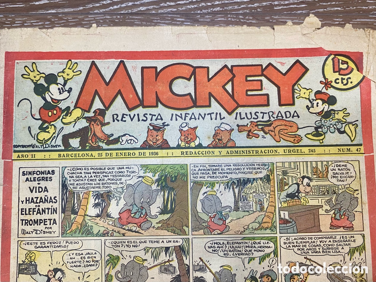 Tebeos: Revista Infantil Mickey A&ntilde;o 2 num.47 - Foto 2