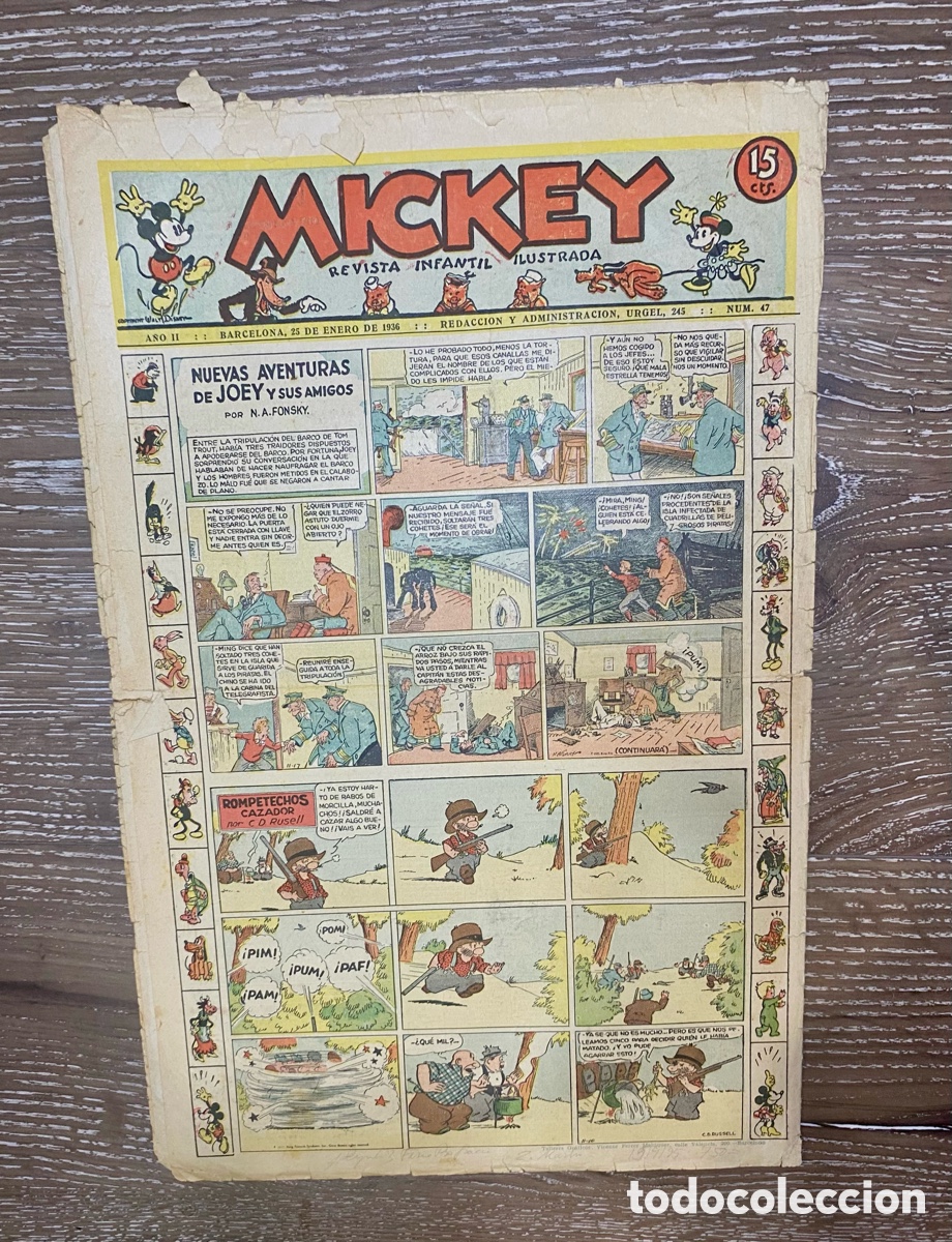 Tebeos: Revista Infantil Mickey A&ntilde;o 2 num.47 - Foto 3