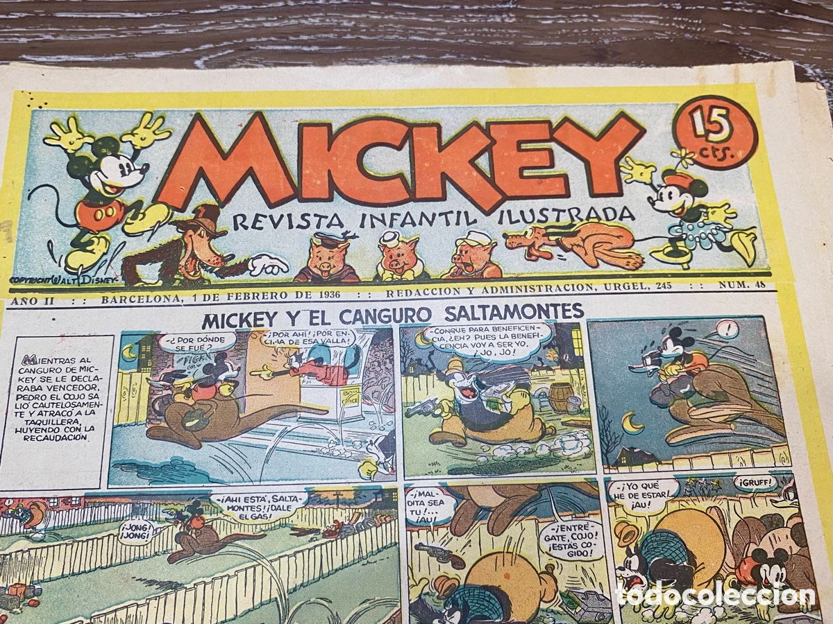Tebeos: Revista Infantil Mickey A&ntilde;o 2 num.48 - Foto 2