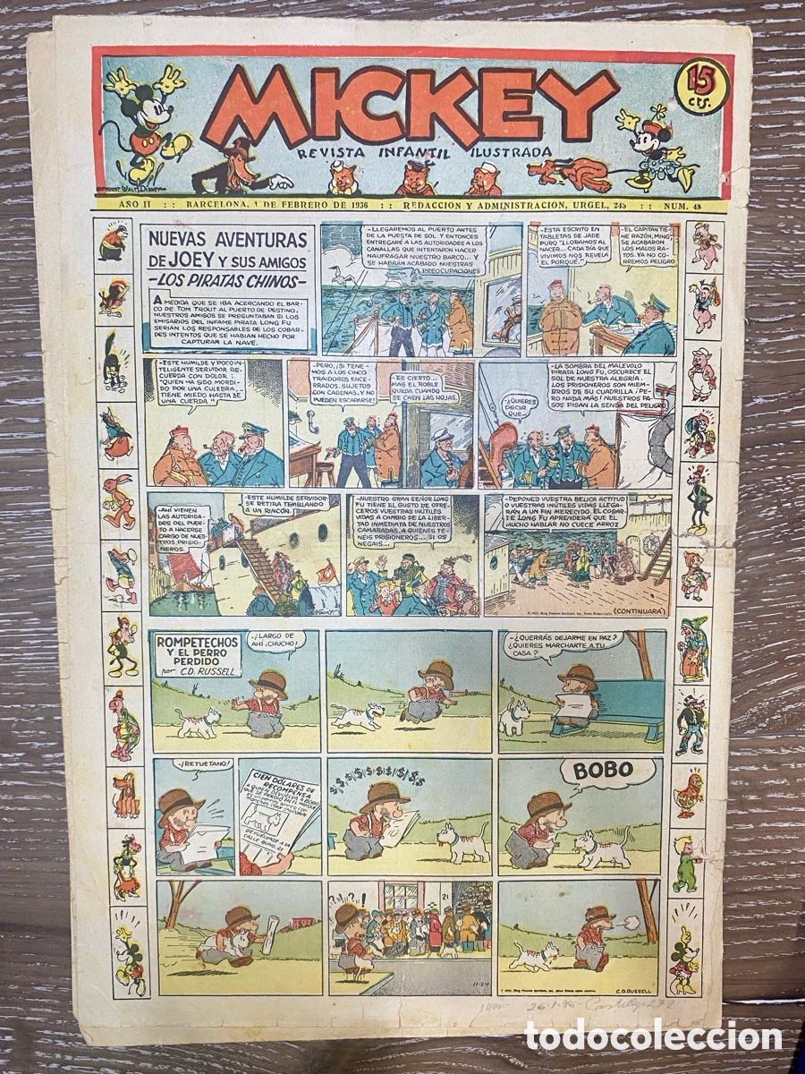 Tebeos: Revista Infantil Mickey A&ntilde;o 2 num.48 - Foto 3