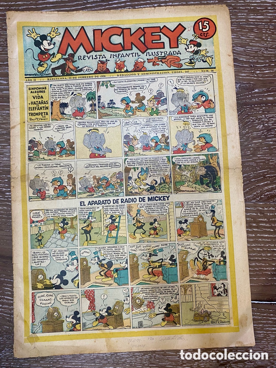 BDs: Revista Infantil Mickey A&ntilde;o 2 Num. 50