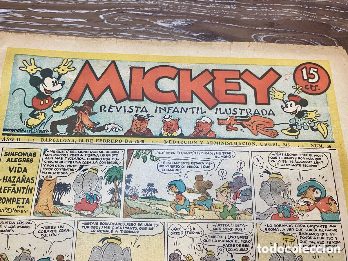 Tebeos: Revista Infantil Mickey A&ntilde;o 2 num.50 - Foto 2