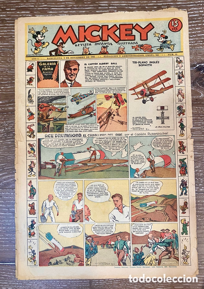 Tebeos: Revista Infantil Mickey A&ntilde;o 1 num.35 - Foto 3