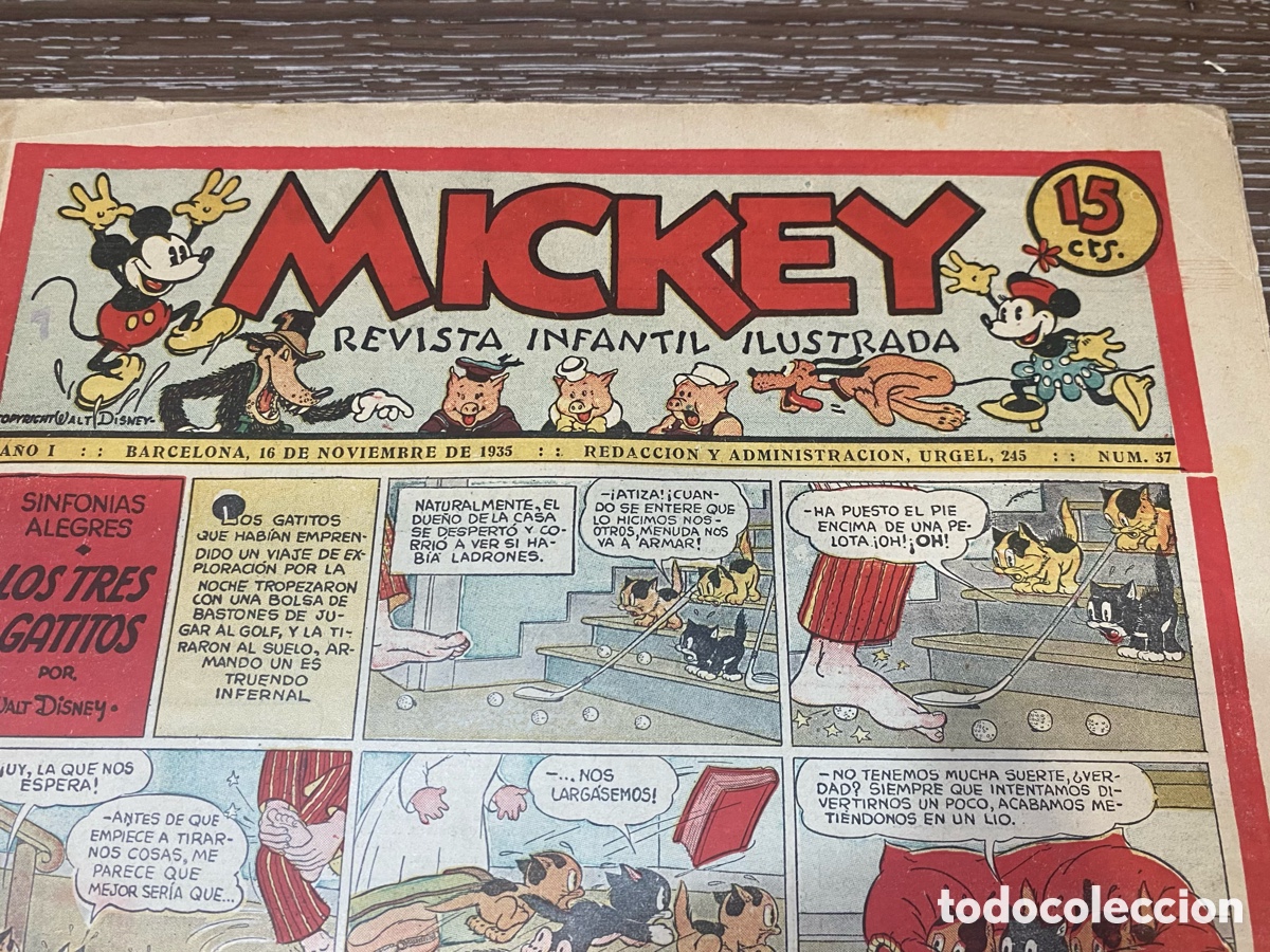 Tebeos: Revista Infantil Mickey A&ntilde;o 1 num.37 - Foto 2