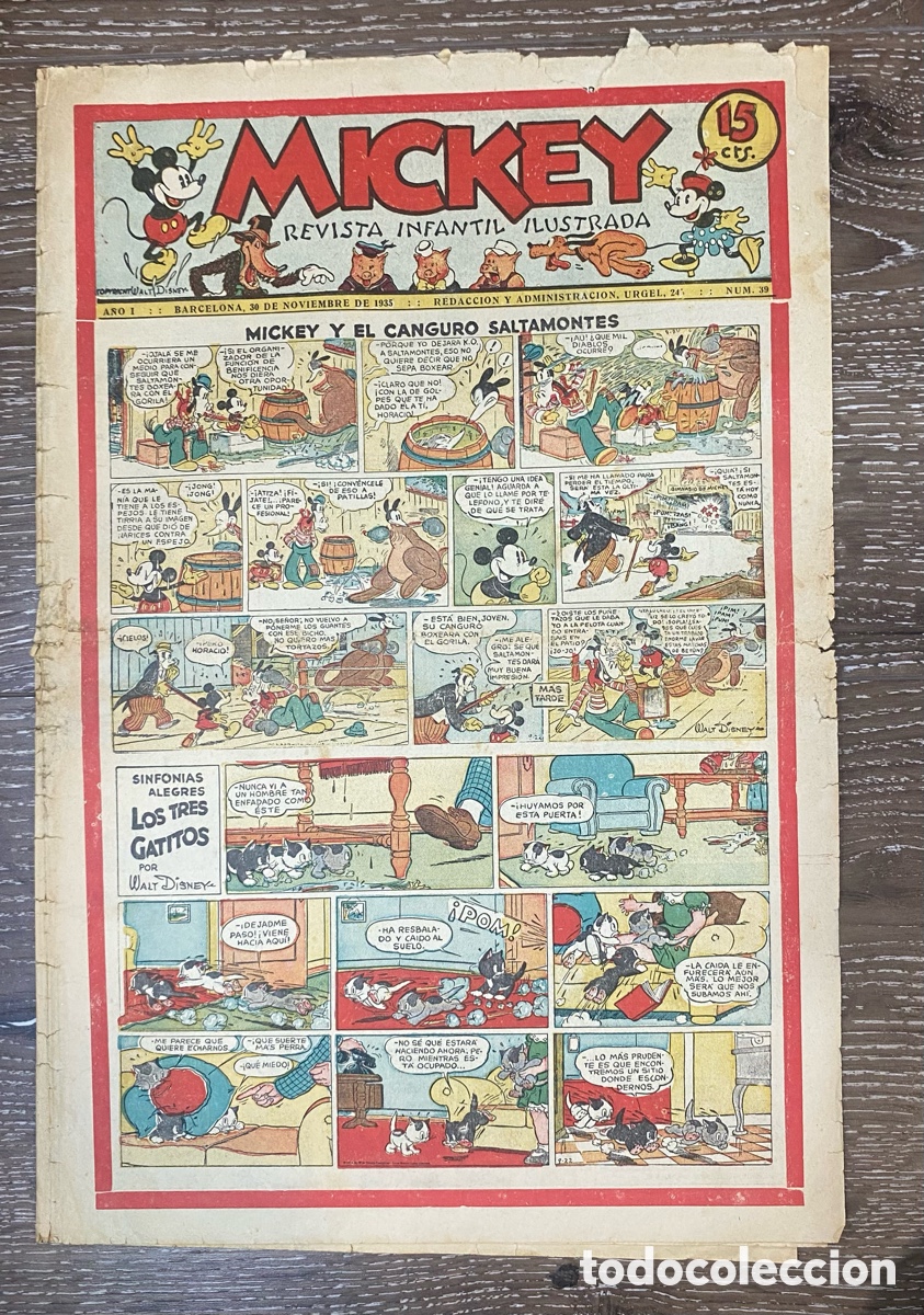 Revista Infantil Mickey A&ntilde;o 1 num.39