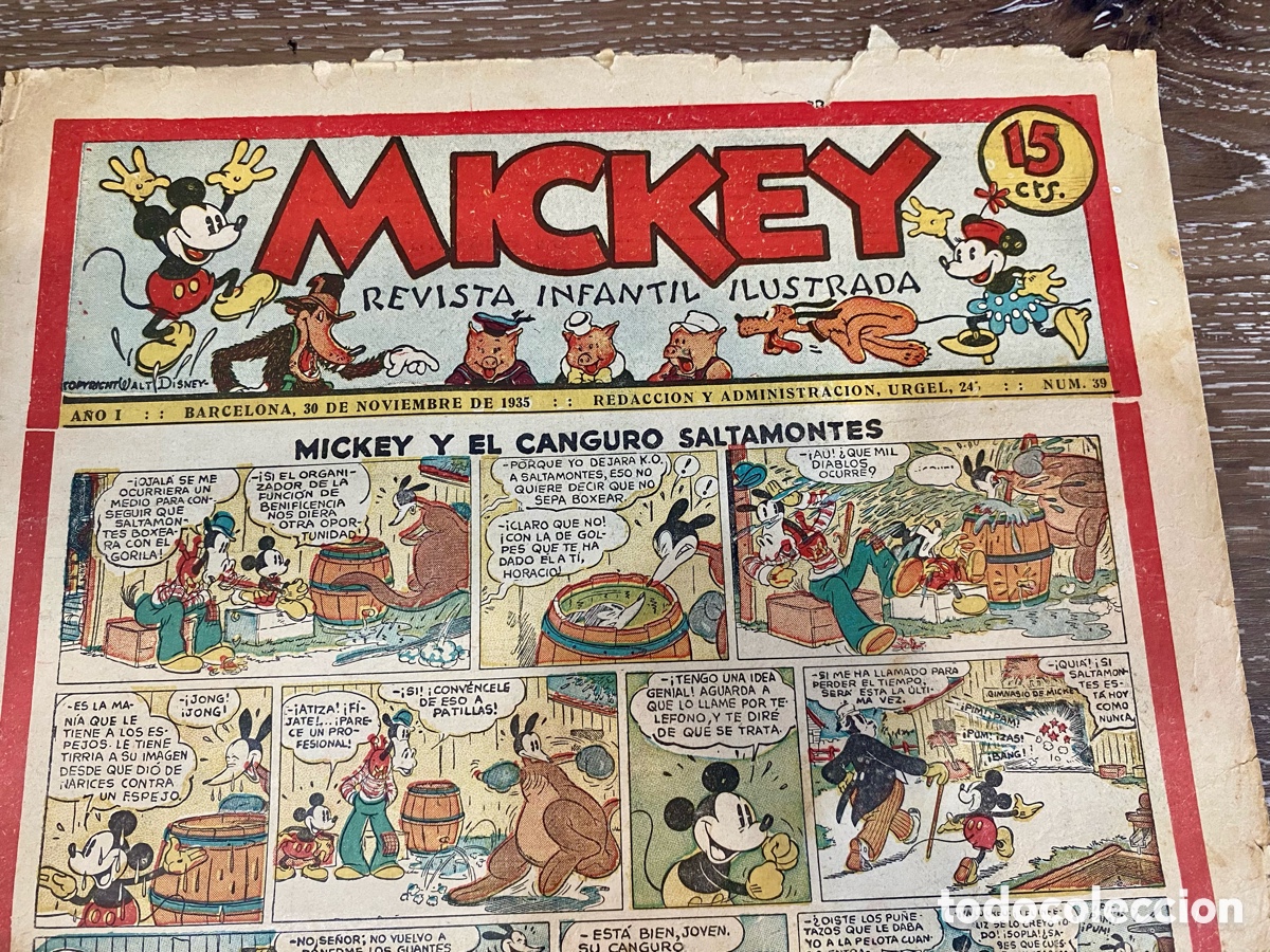 Tebeos: Revista Infantil Mickey A&ntilde;o 1 num.39 - Foto 2